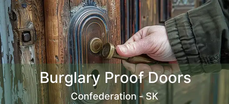  Burglary Proof Doors Confederation - SK