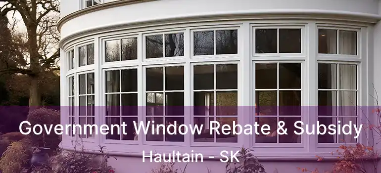  Government Window Rebate & Subsidy Haultain - SK