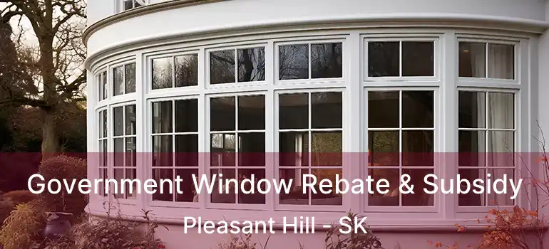  Government Window Rebate & Subsidy Pleasant Hill - SK