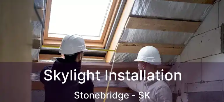  Skylight Installation Stonebridge - SK