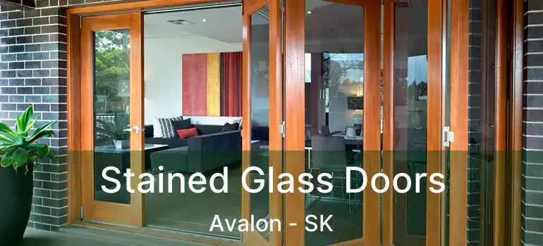  Stained Glass Doors Avalon - SK