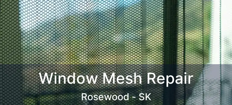  Window Mesh Repair Rosewood - SK